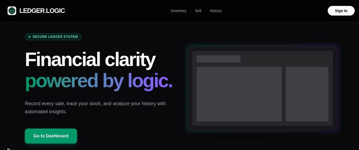 Ledger Logic